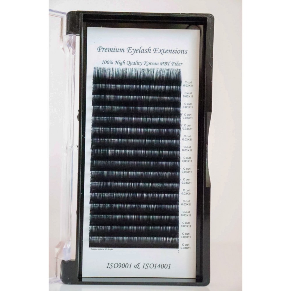 Volume Single 3D Lashes 0.03 mm