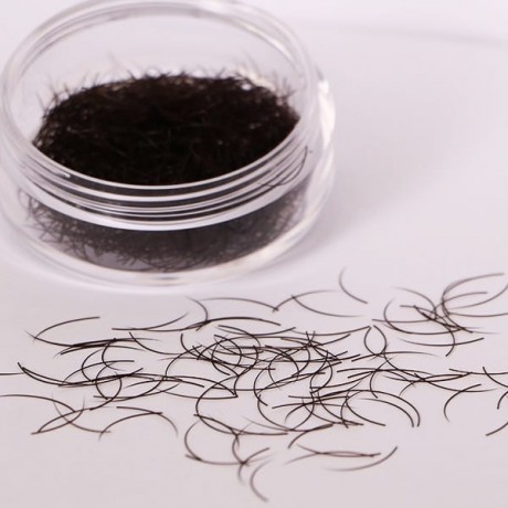 DARK BROWN eyelashes - 0.5 GR
