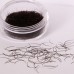 DARK BROWN eyelashes - 0.5 GR